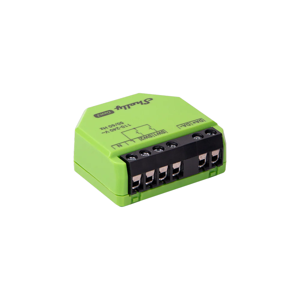 Shelly DALI Dimmer Gen 3 smart lighting controller with Wi-Fi and Bluetooth for DALI networks