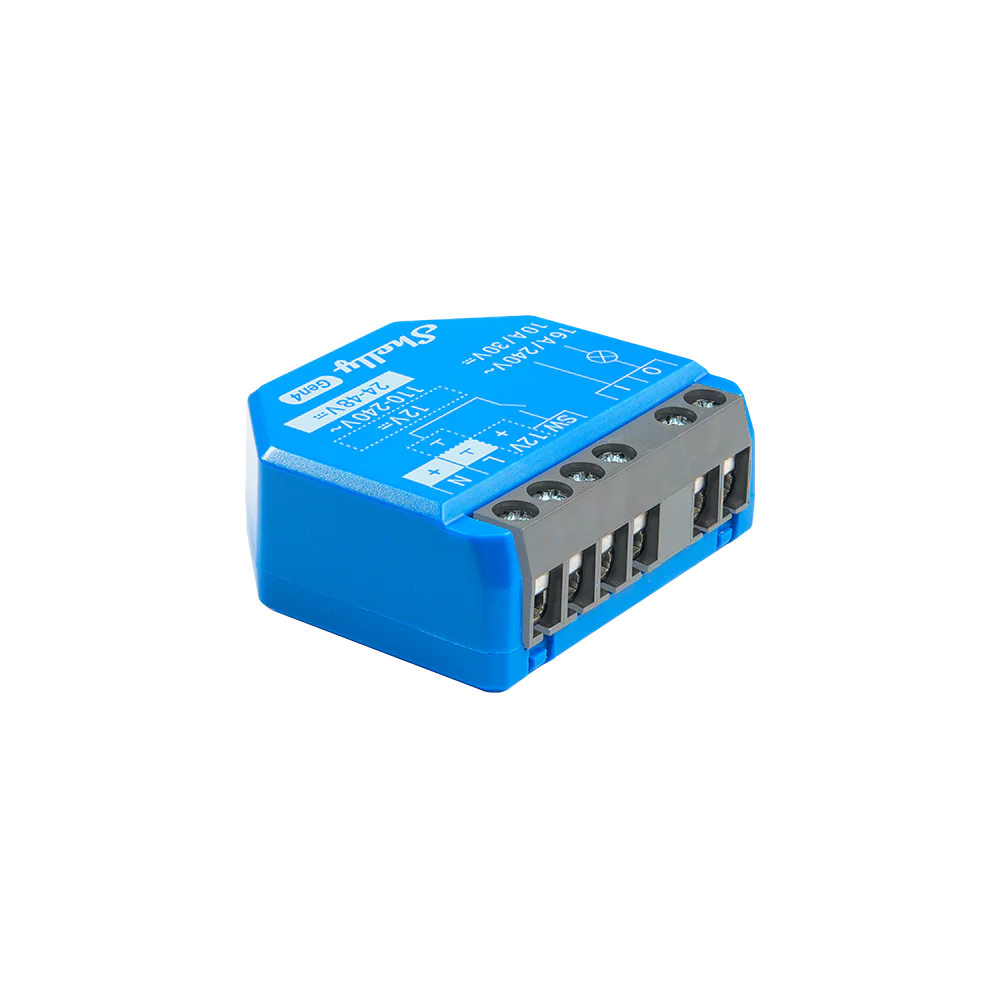 Shelly 1 Gen 4 Smart Switch with Multiprotocol Connectivity