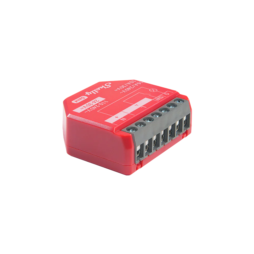 Shelly 1PM Gen 4 Smart Switch with Power Monitoring and Multiprotocol Support