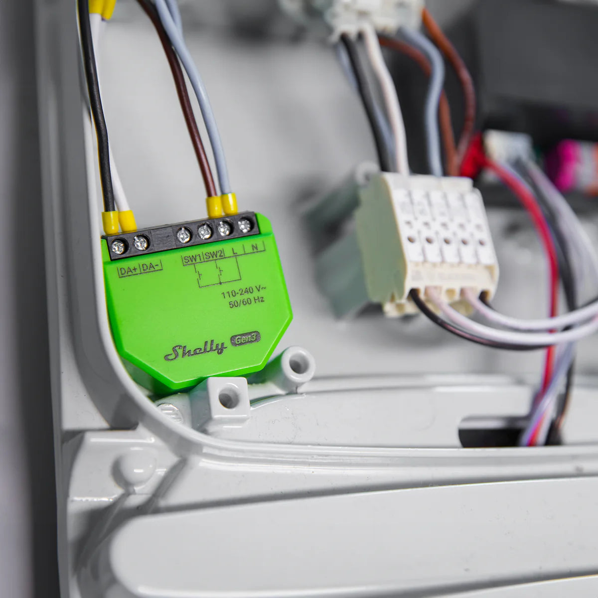 Shelly DALI Dimmer Gen 3 for precise LED dimming and automation in commercial lighting systems