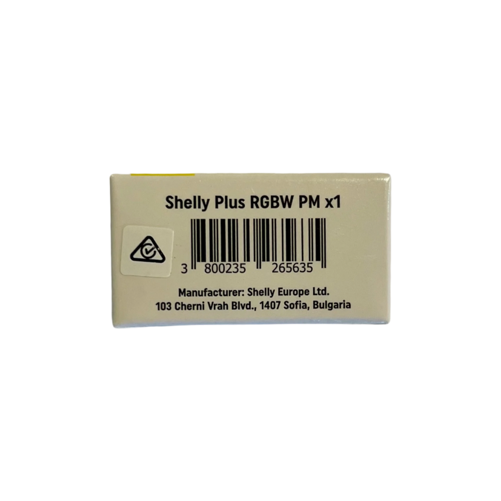 
                  
                    Shelly Plus RGBW PM showing RCM compliance
                  
                