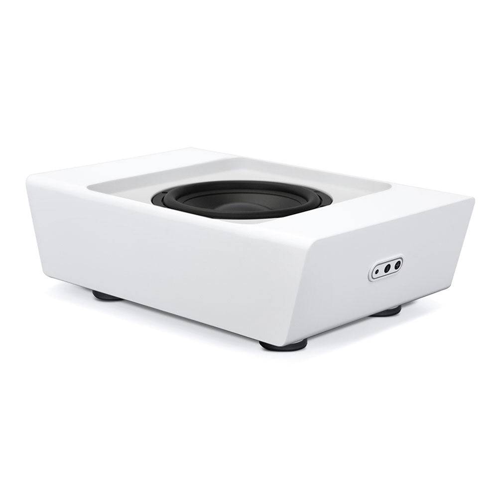 White Bluesound Pulse Sub+ without grille